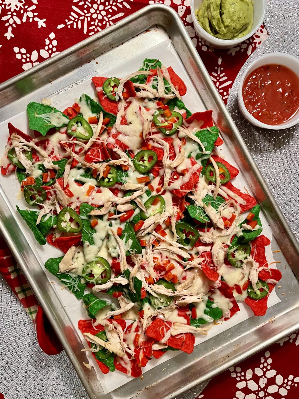 Christmas nachos