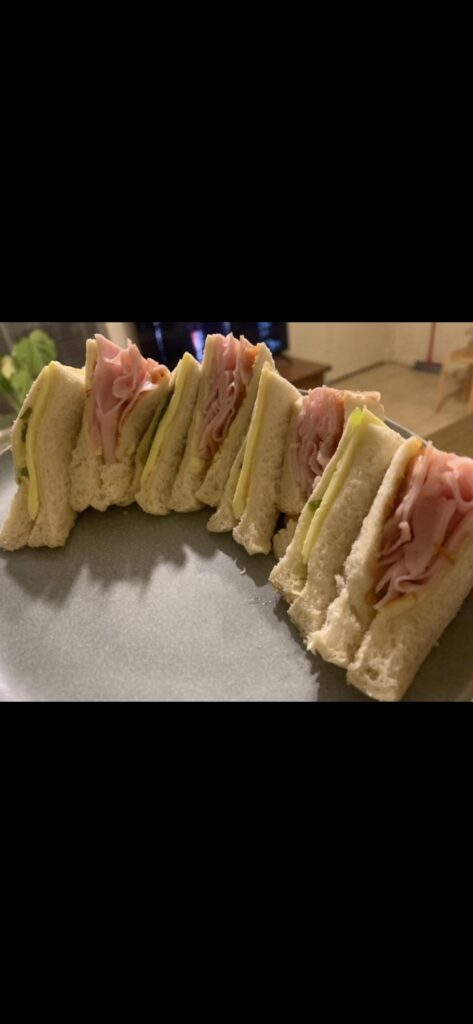 Ham & relish vs Cheese & gherkin