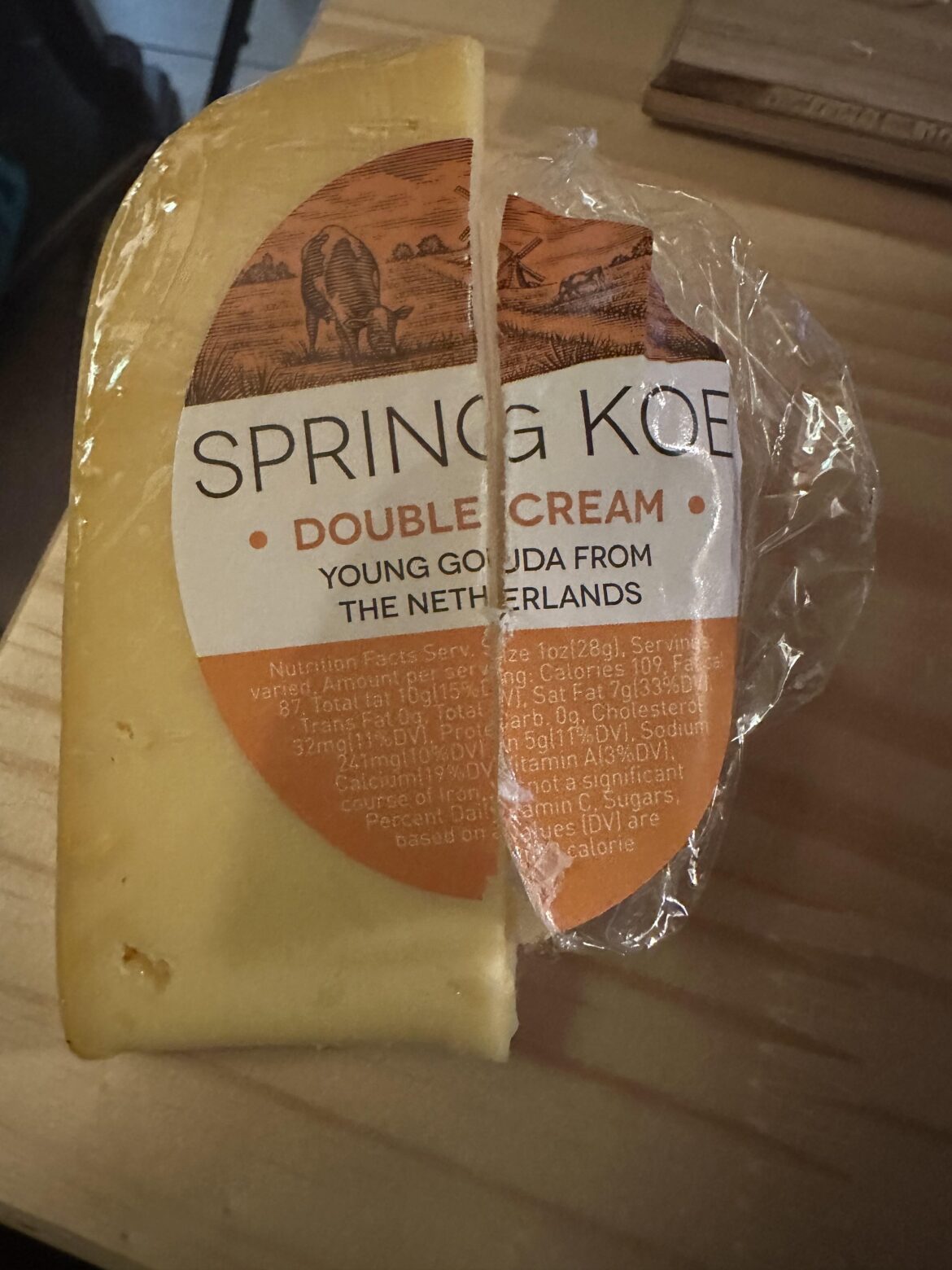 This Gouda cheese is delicious!