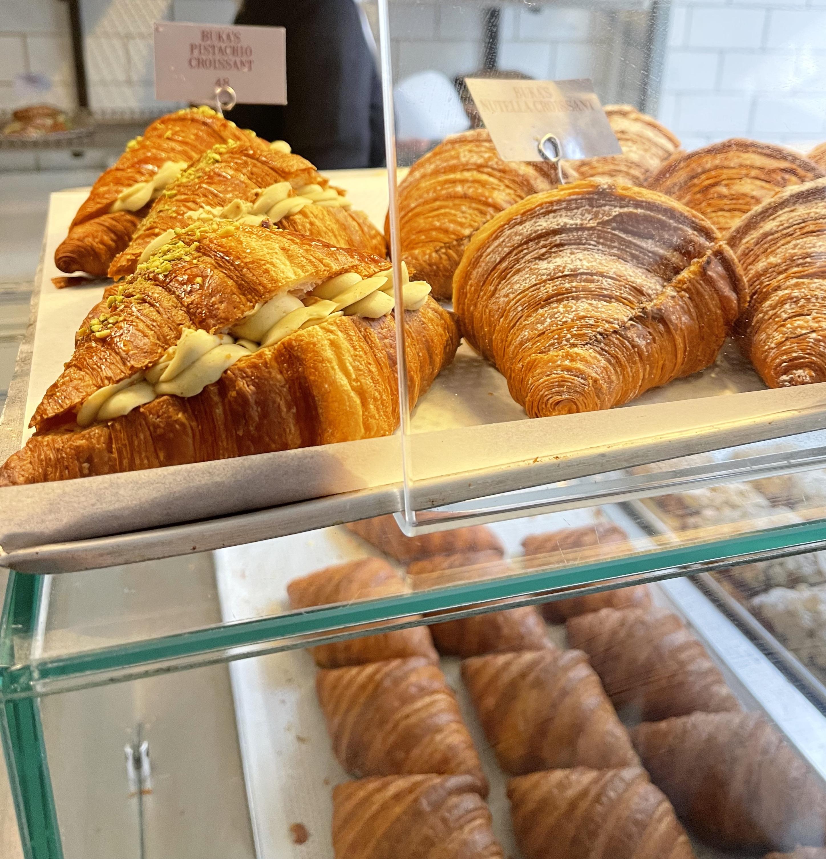 Pistachio croissant, wanted to eat all of them Dining and Cooking