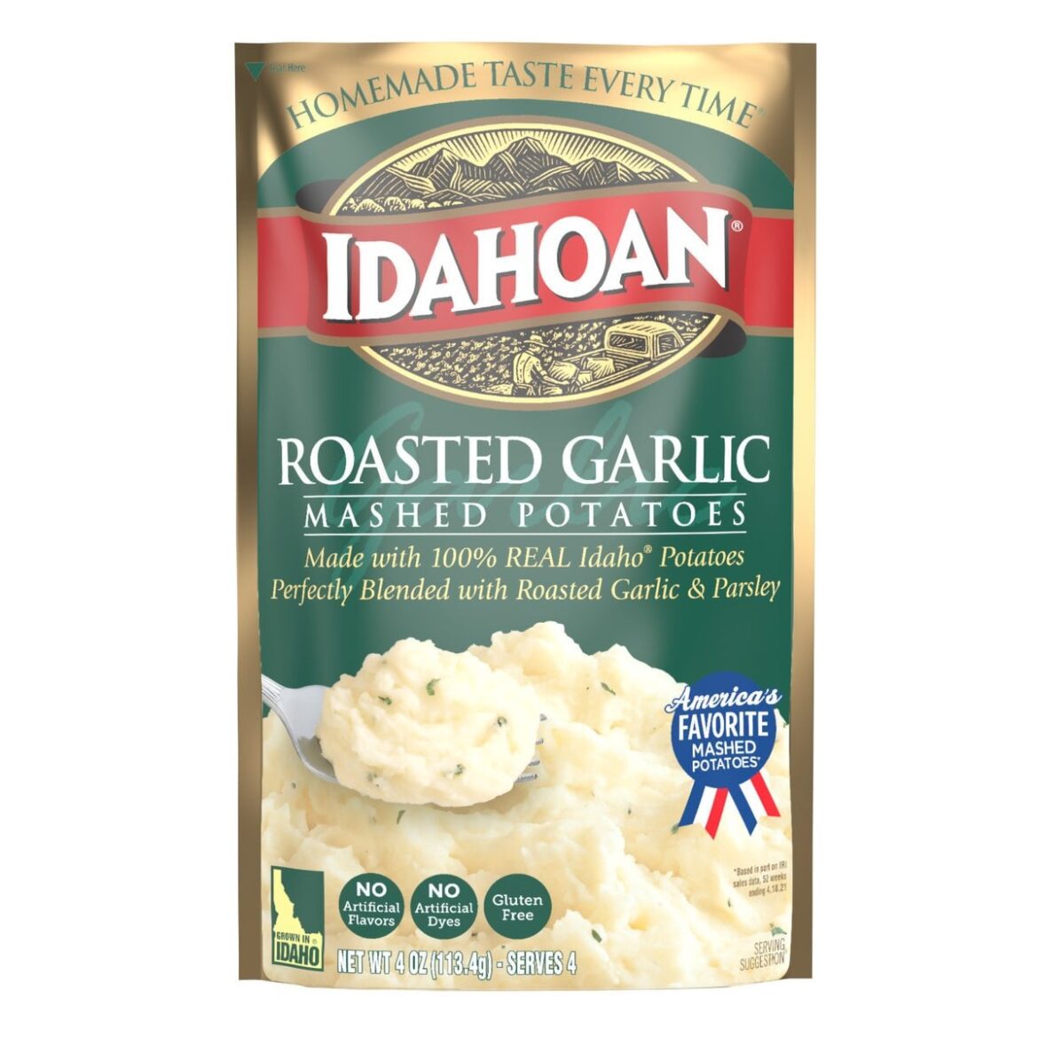 is it safe to eat idahoan mashed potatos pouch, without adding boiling water? is it safe to eat idahoan mashed potatos pouch, without adding boiling water?