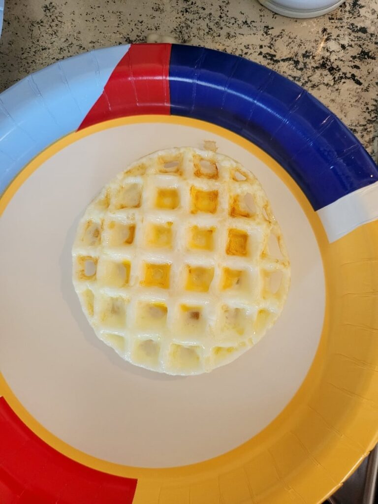 You can cook eggs in a waffle maker