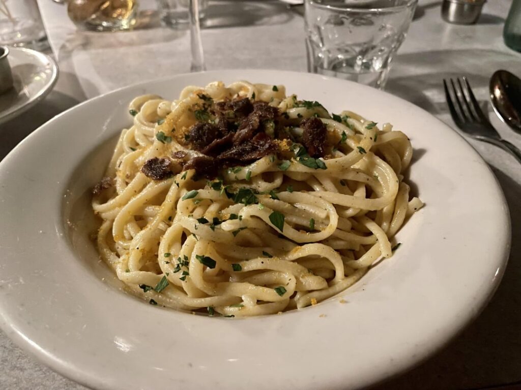 A few tasty bites from Speranza. Fresh pasta ftw.