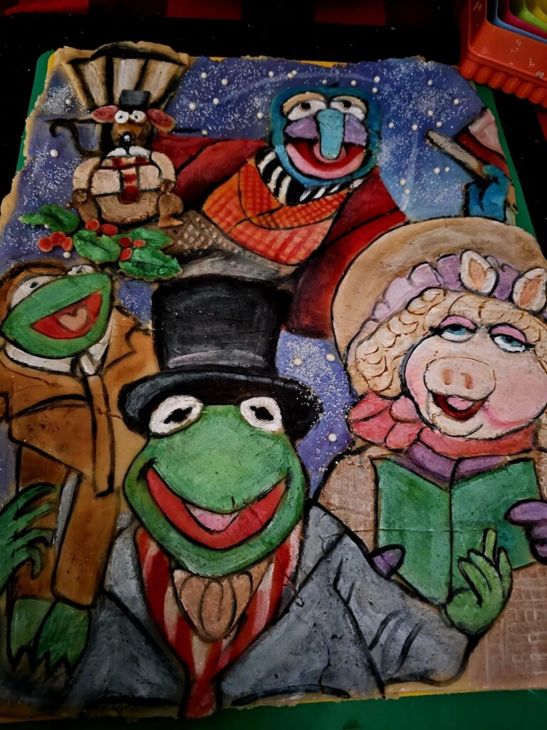 Muppet Christmas Carol sugar cookies