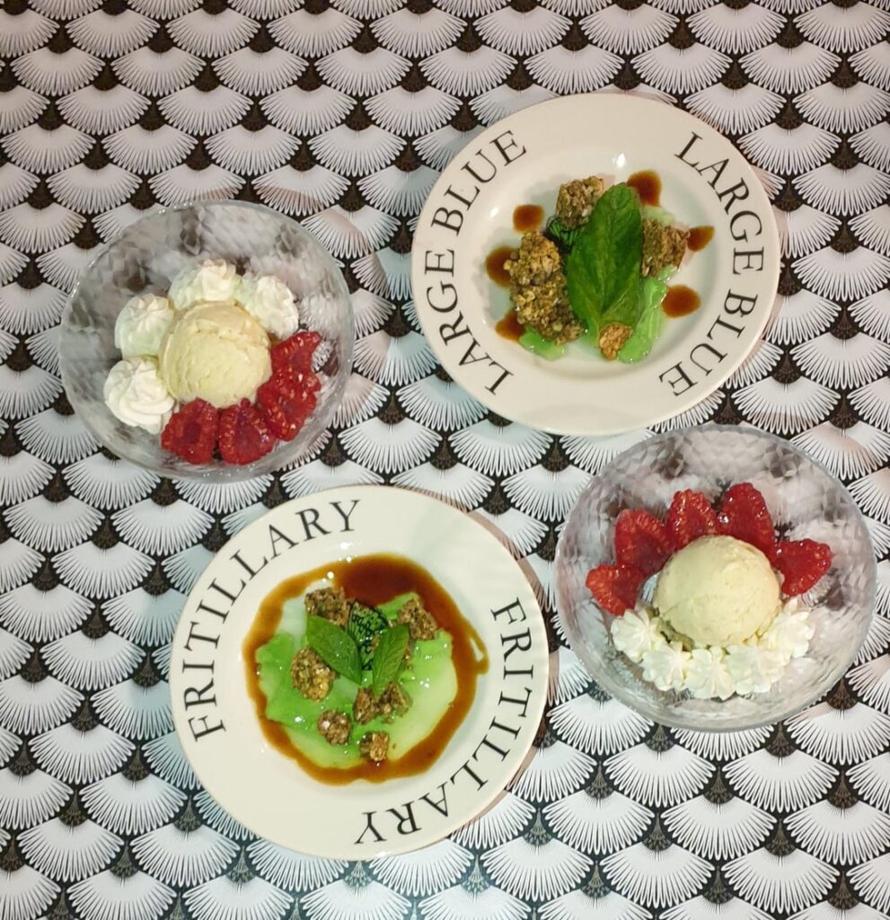 [Homemade] unstructured framboisier and dirty matcha