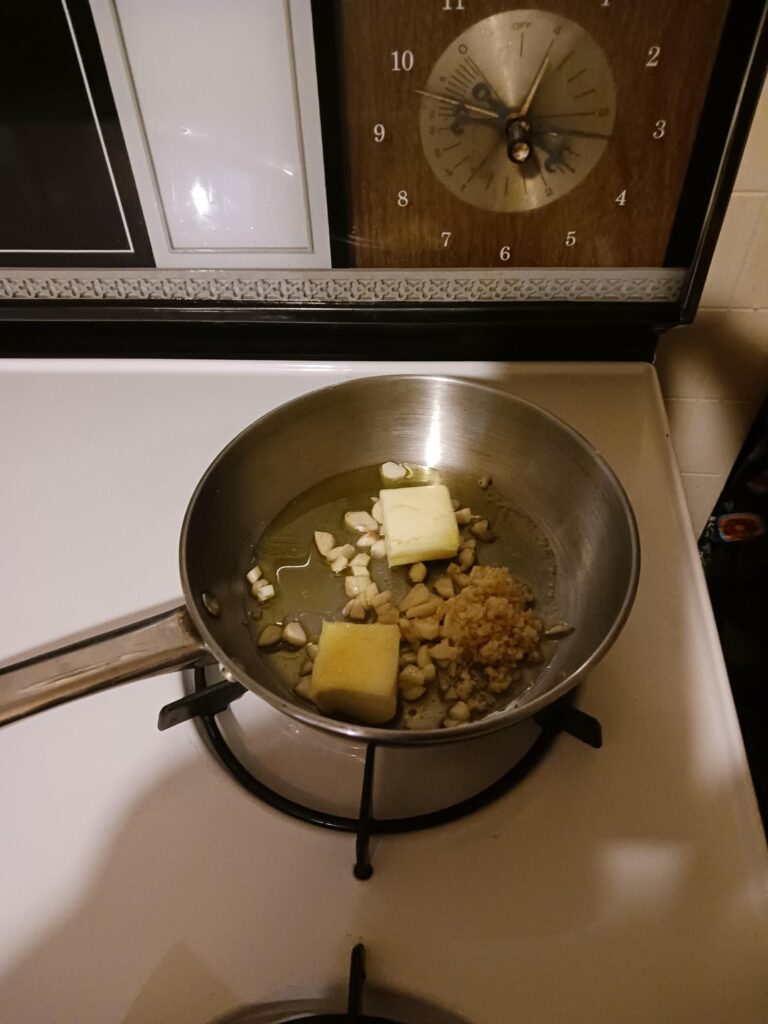 Chicken Parm, Garlic Butter Green Pea Fusilli, French Beans, and Sweet Potatoes