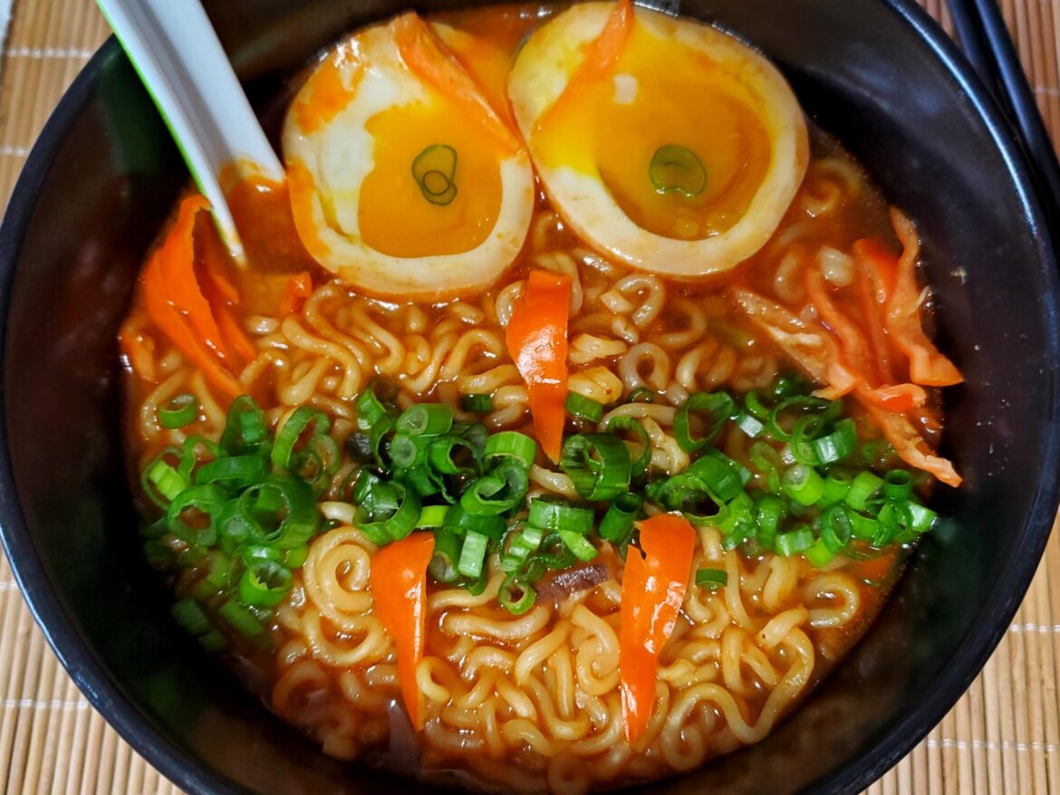 Angry ramen ft 2x habaneros and shin red
