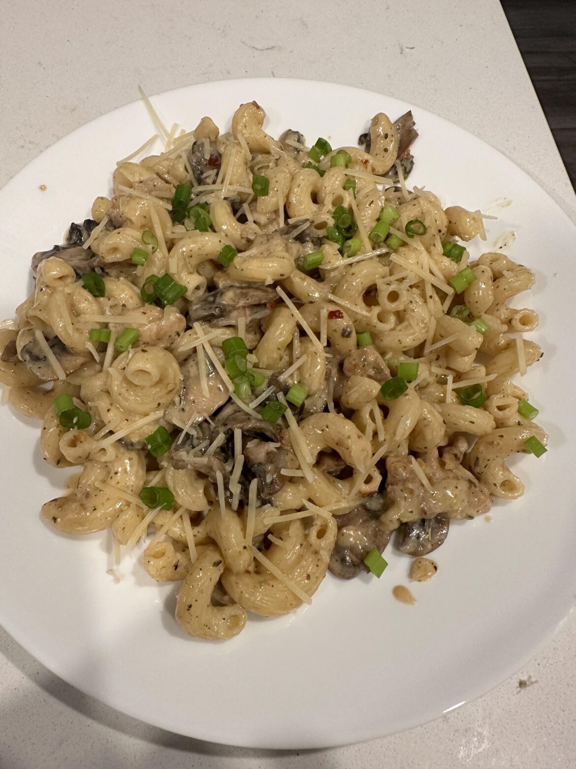 Creamy dreamy mushroom cavattapi was really good