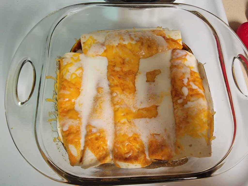 Pork & Pepper Enchiladas