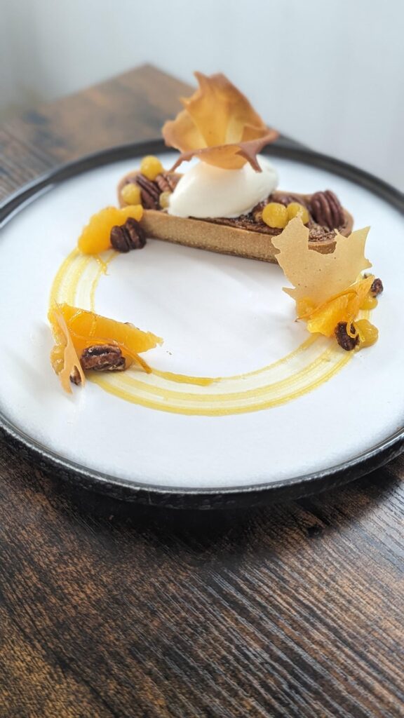 Maple Bourbon Pecan Tart - Happy Thanksgiving!