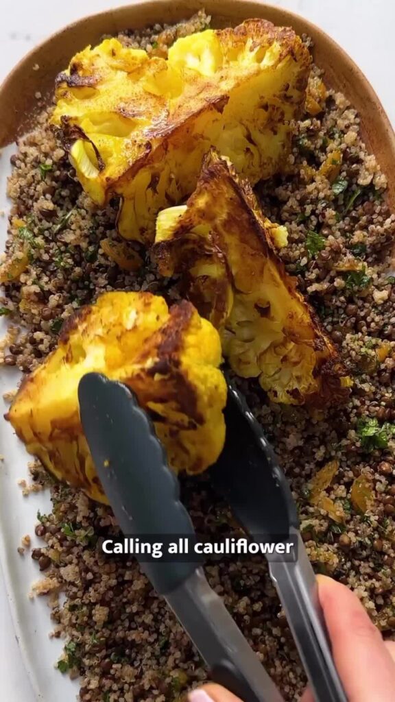 Turmeric Cauliflower Grains