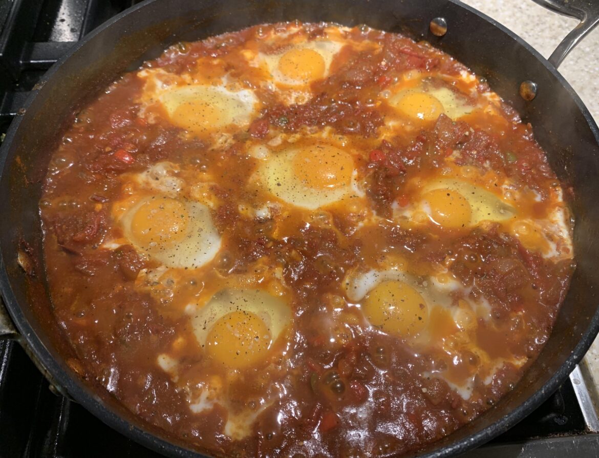 First time making shashuka - it was fantastic!