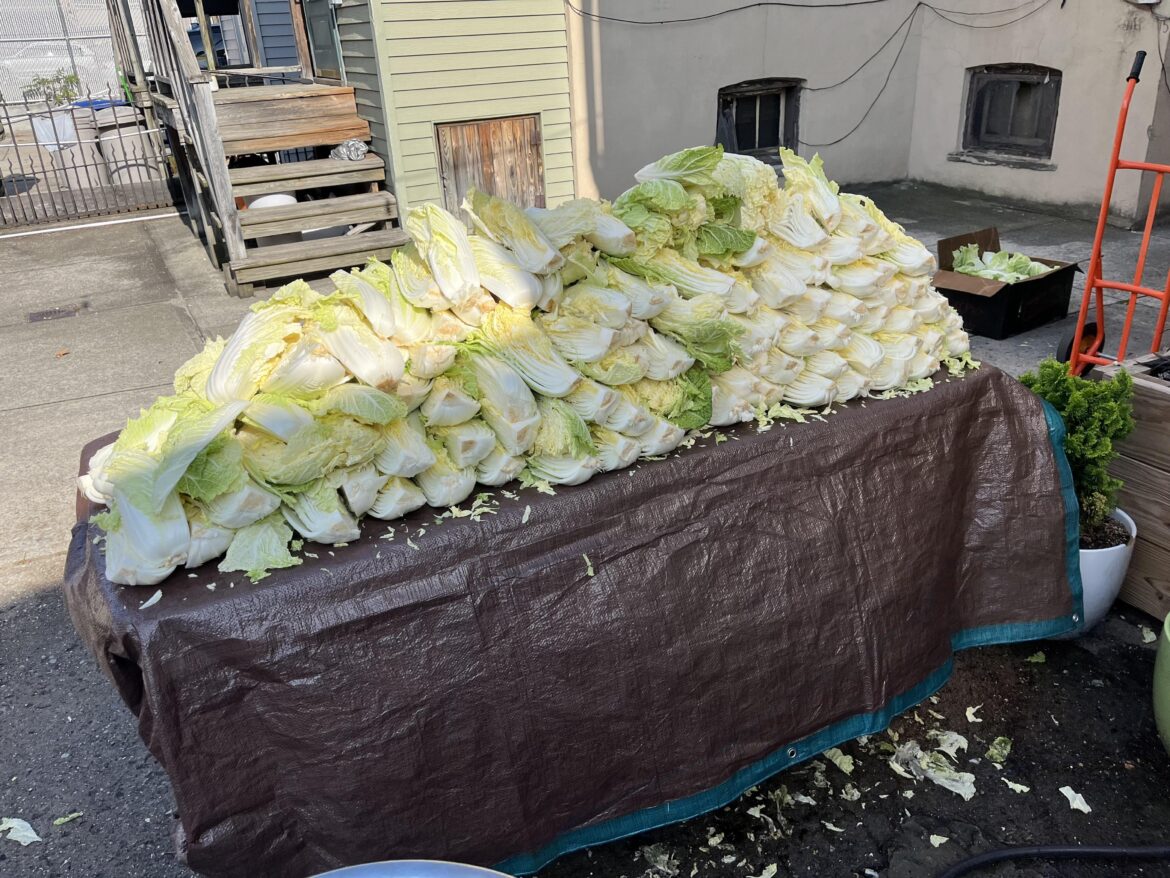 Time to make a big batch: urban kimjang