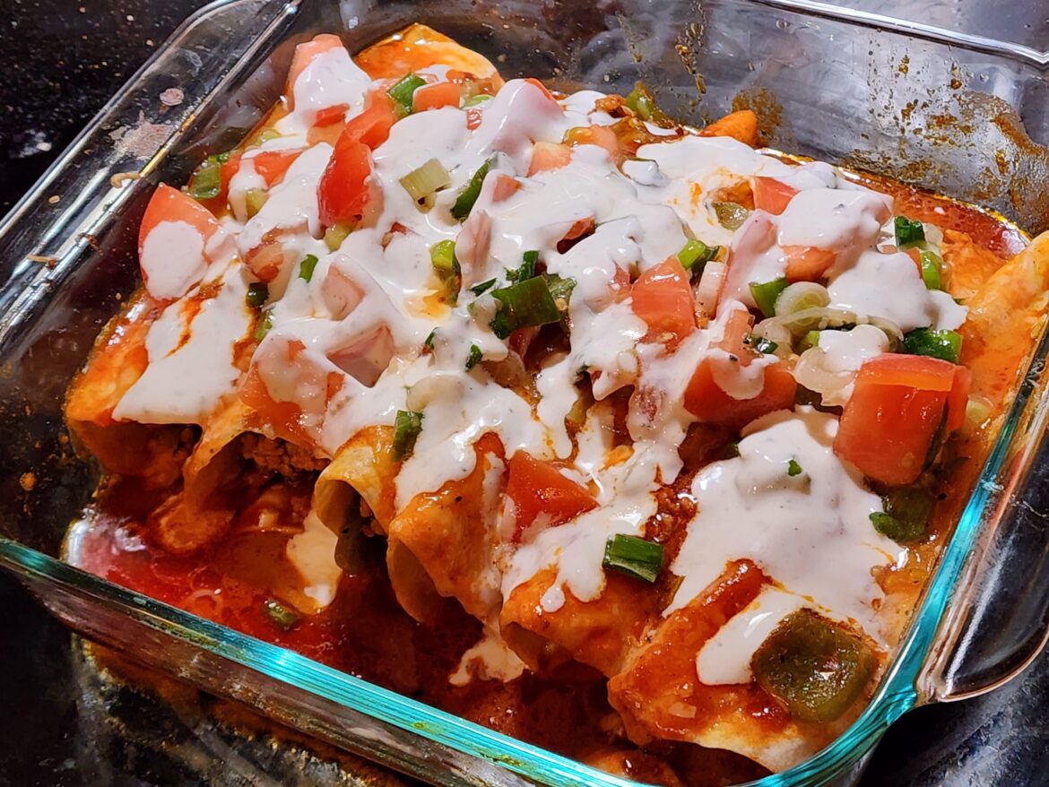 Saw we're posting the pork enchis 👀