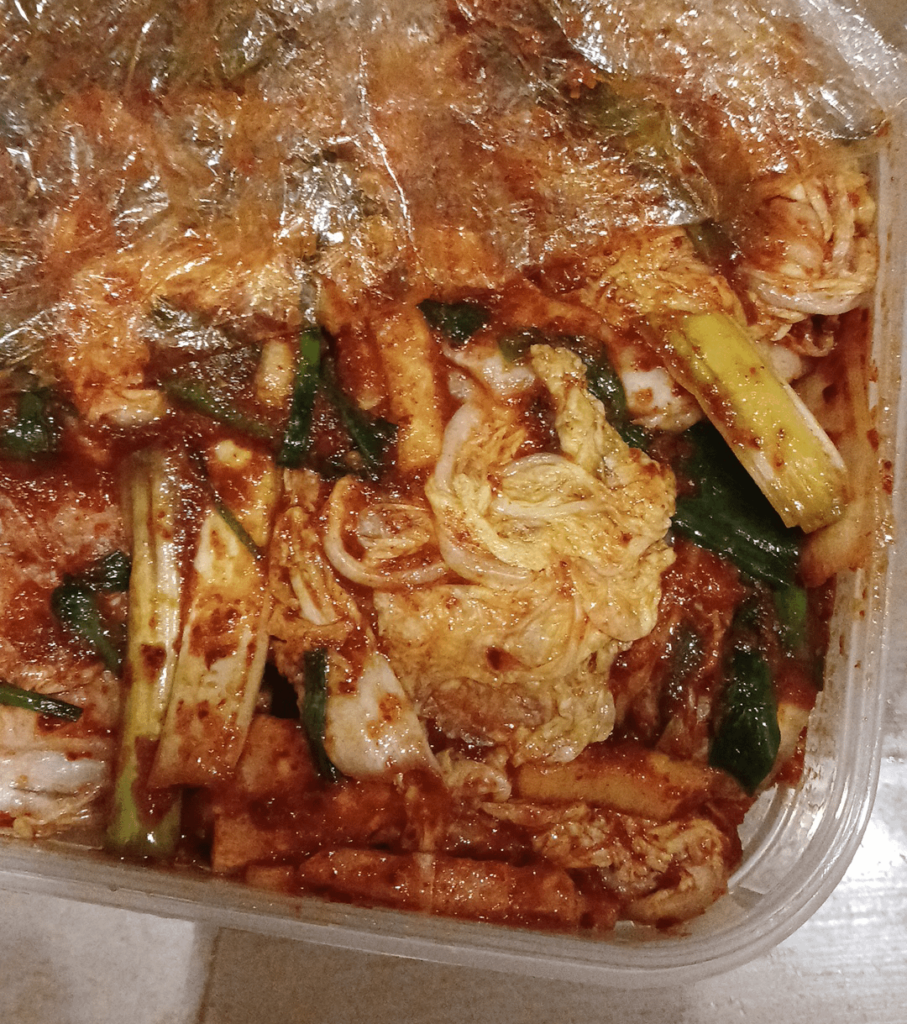 First time making kimchi