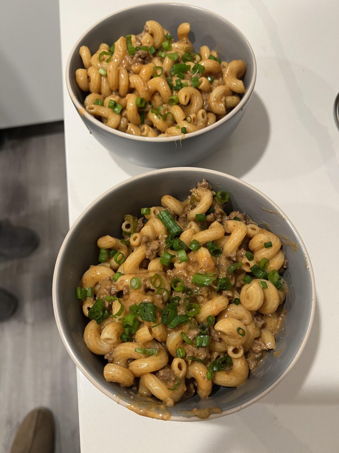 Southwest beef cavatappi