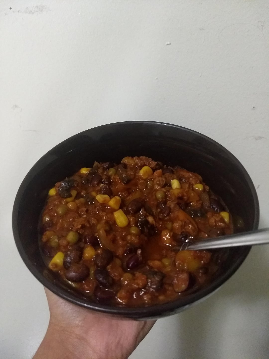 Calories in this bowl of vegan chili? Dining and Cooking