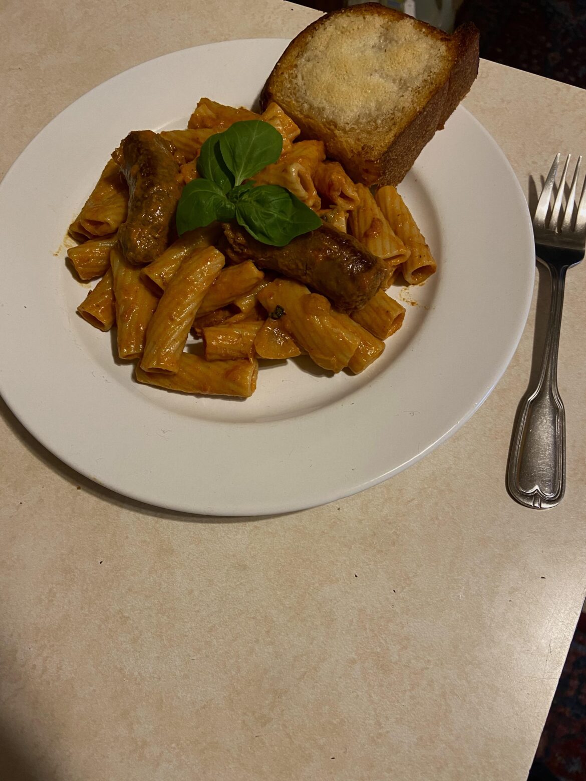 Dinner 🍽️ last Sunday. Carbone’s Spicy 🌶️ Rigatoni.