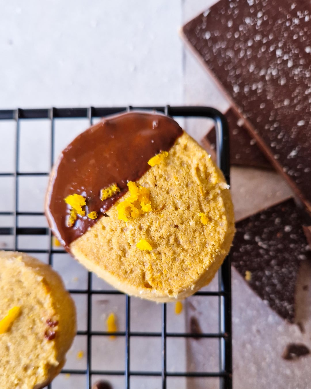 Chocolate orange cookies. Dining and Cooking