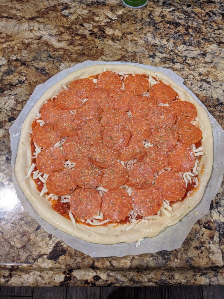 Pepperoni overload