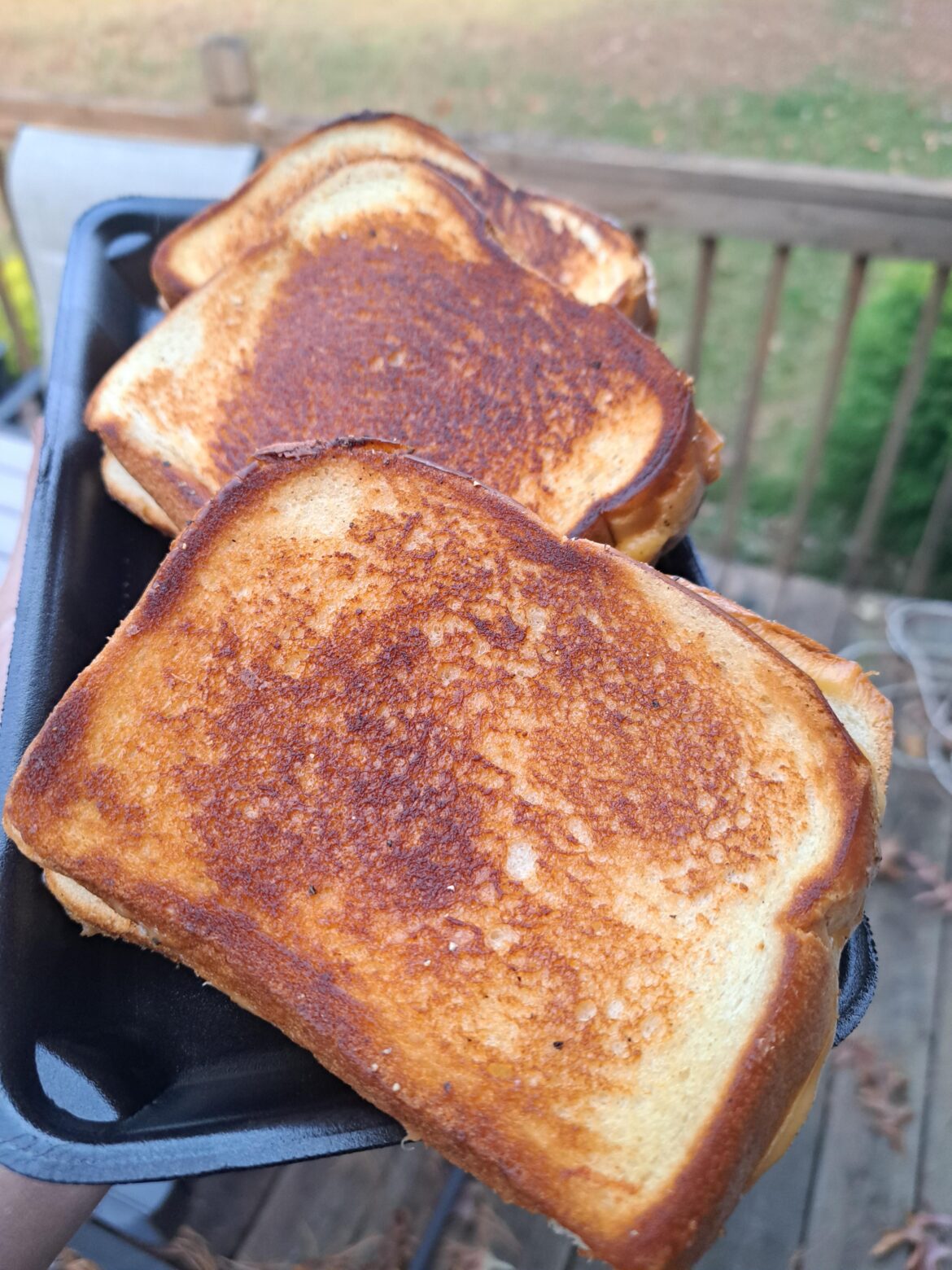 No frills grilled cheese