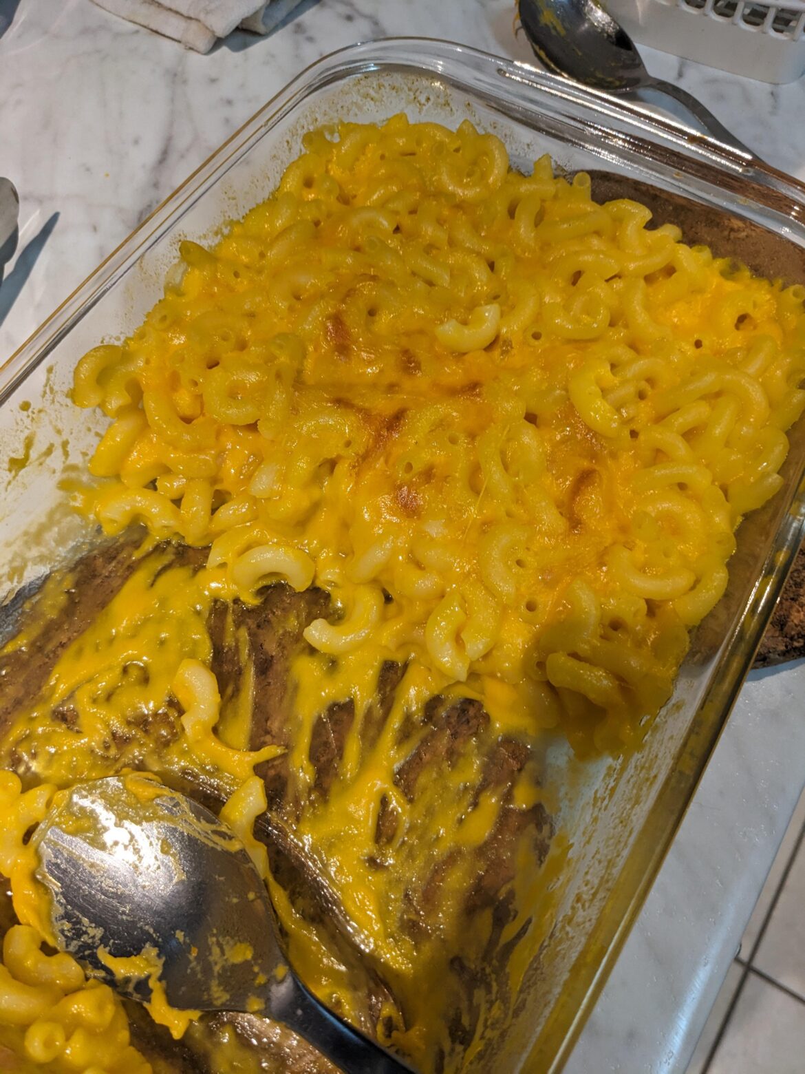 Food Hack made mac and cheese with leftover butternut squash soup.