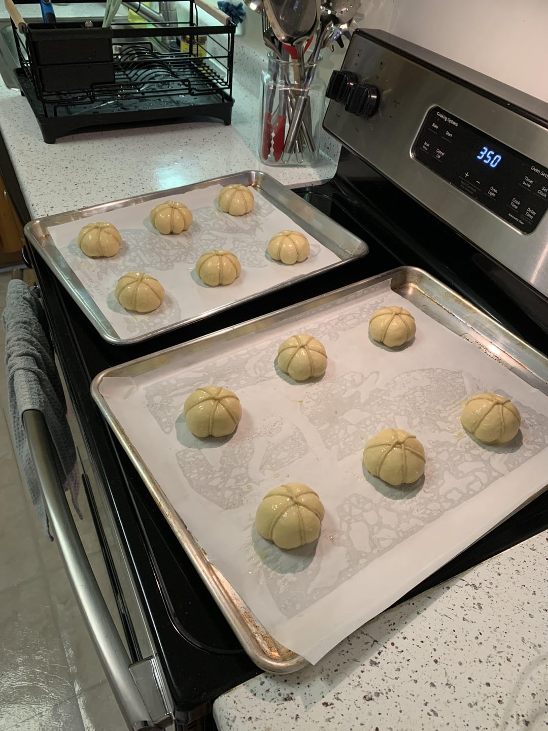 Brioche Dinner Rolls (Pumpkin Shaped) Dining and Cooking