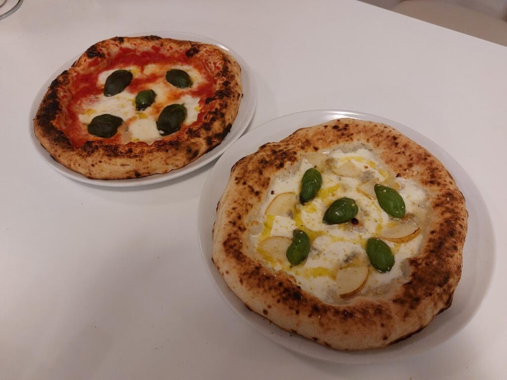 Bought the Cozze Pizza Oven Electric 13" recently, still getting used to it. Pizzas from yesterday evening. (Reposted from r/Pizza, I didn't know there was a specific sub for Neapolitan)