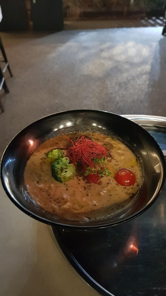 For anyone going to Teamlabs in Tokyo, make sure you grab a bowl of ramen near the entrance. Almost walked away because it was vegan, but this might be the best ramen I've ever had!