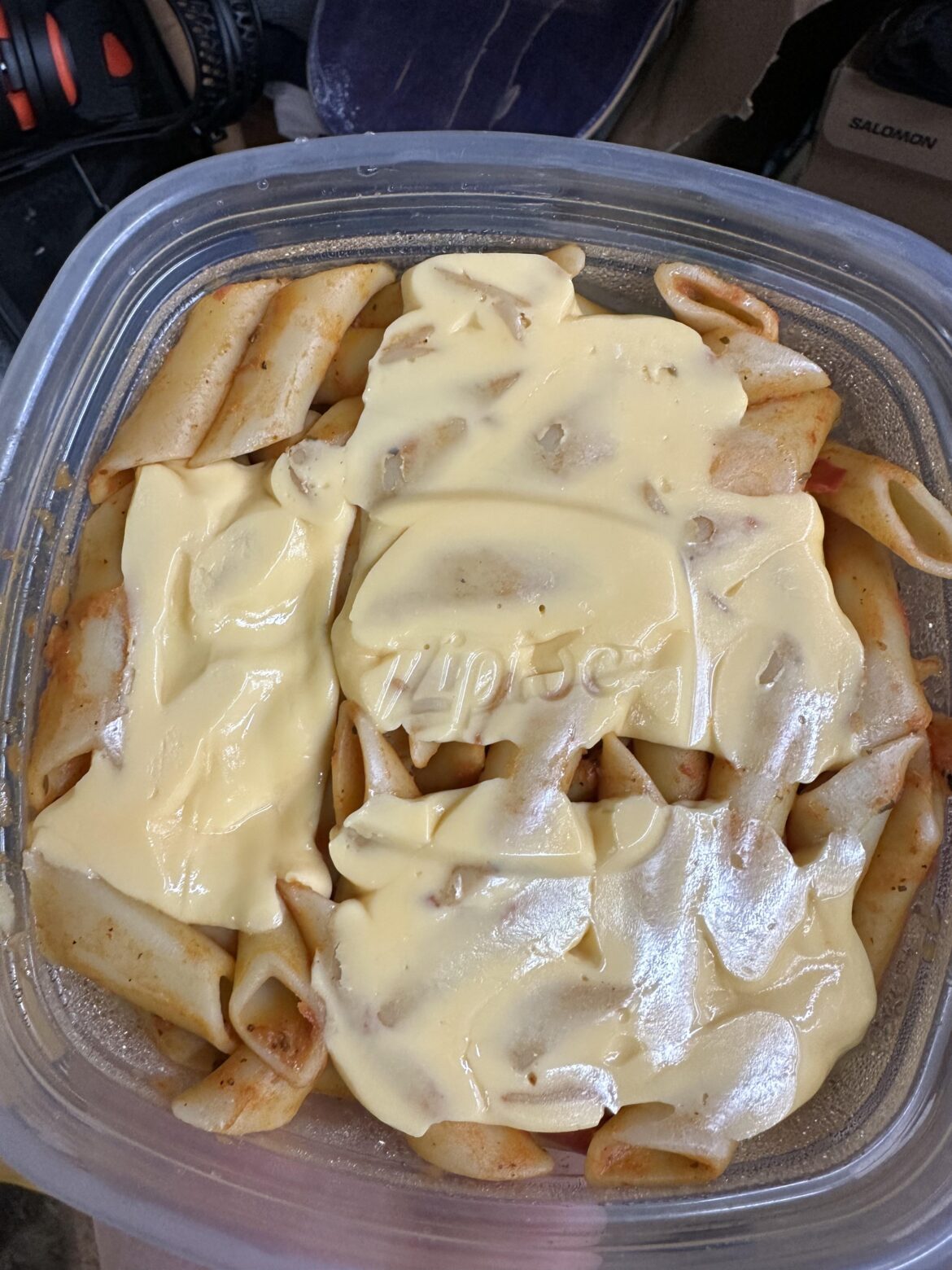 Ziploc pasta lunch