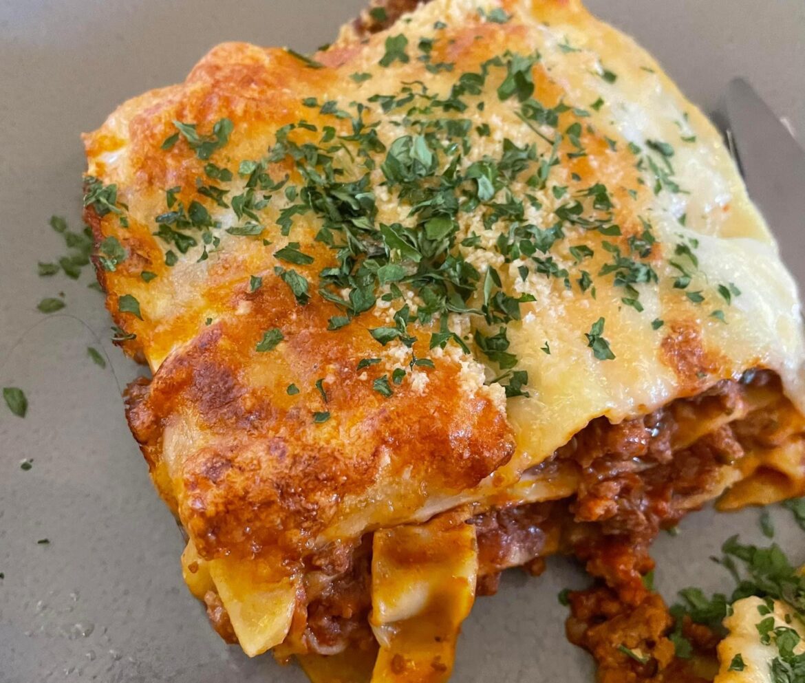 Made lasagna