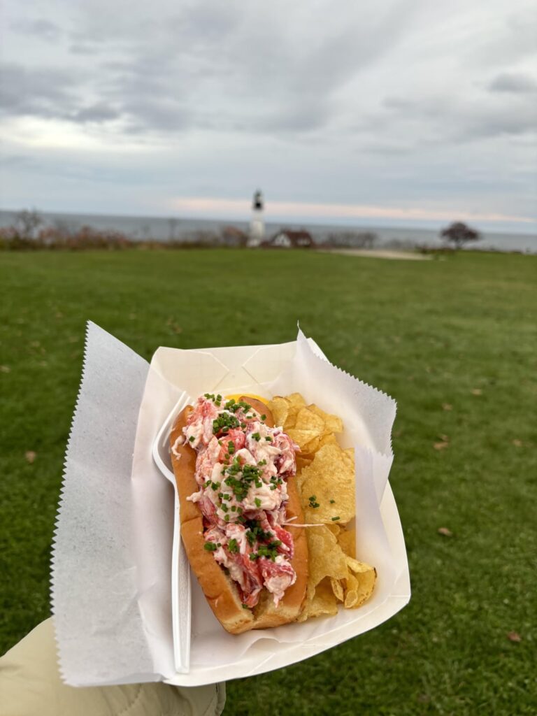 Lobster rolls I had in Maine plus one crab roll
