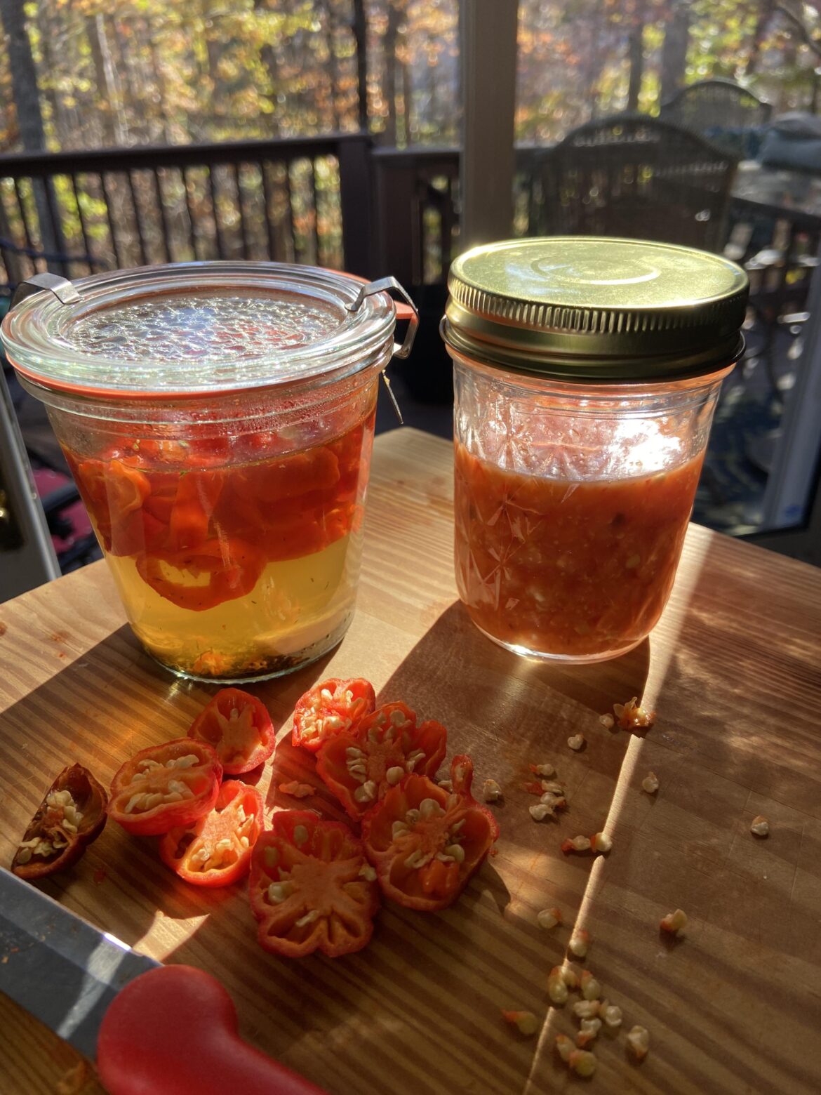 Home grown homemade Carolina reapers*