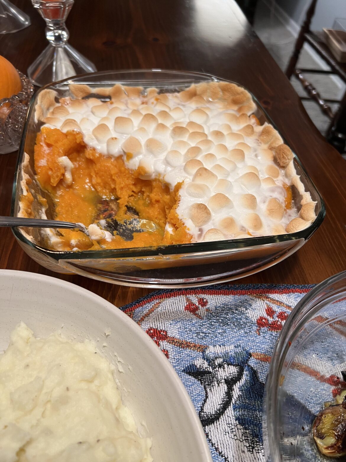 Sweet Potato Casserole with Marshmallows