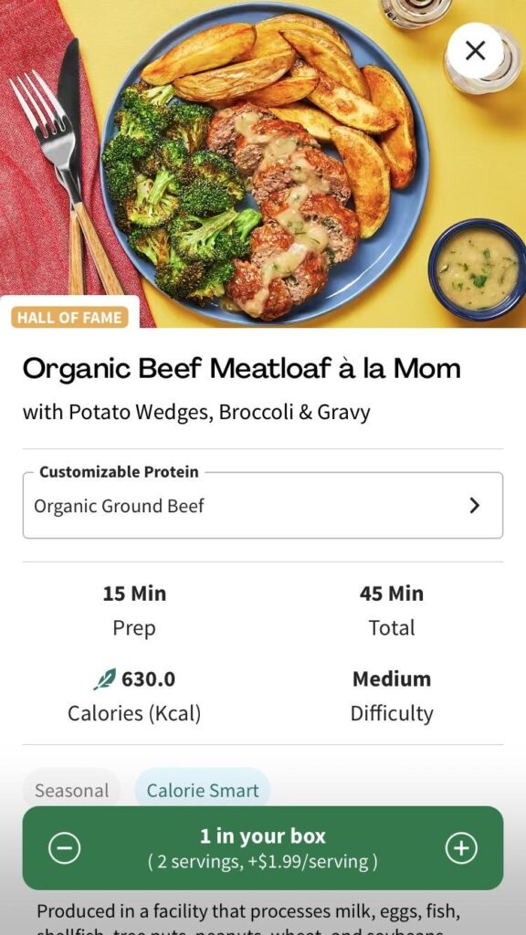 December 23rd!! Meatloaf a la mom is a meal I have been waiting for about a year! If you don’t get this, you are missing out! Can’t wait!