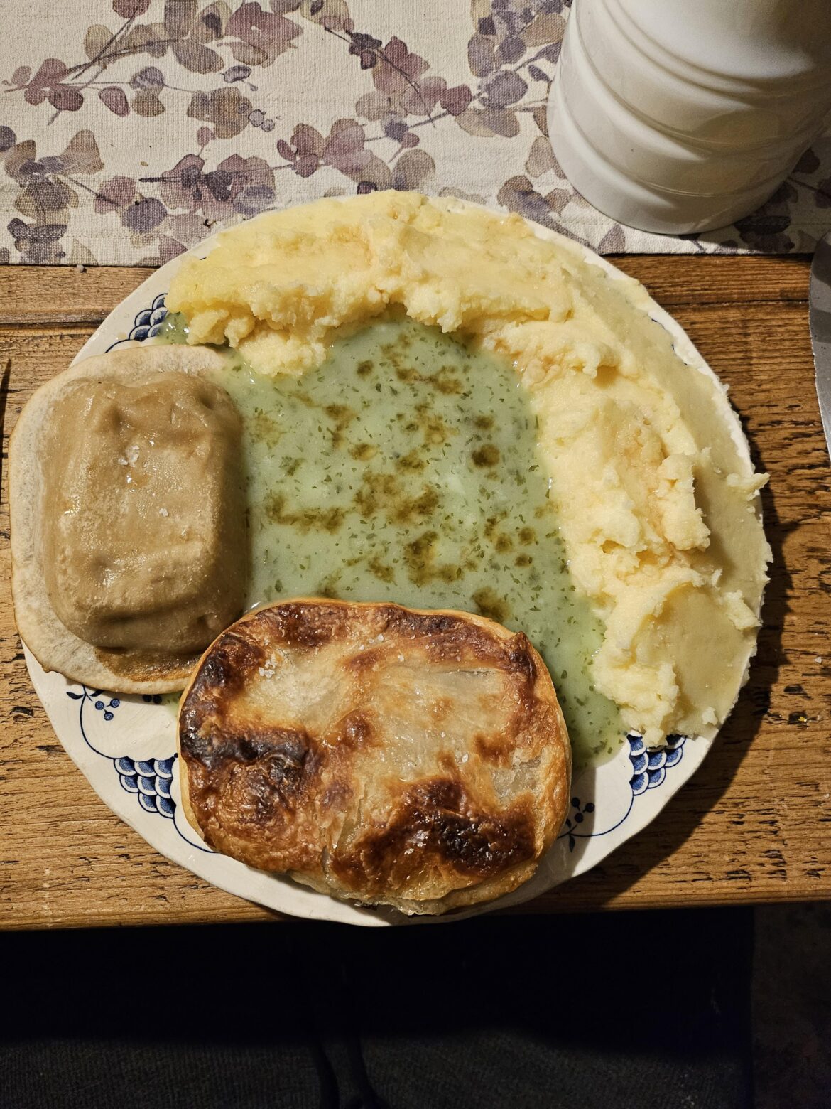 Annual pie, mash, and liquor delivery