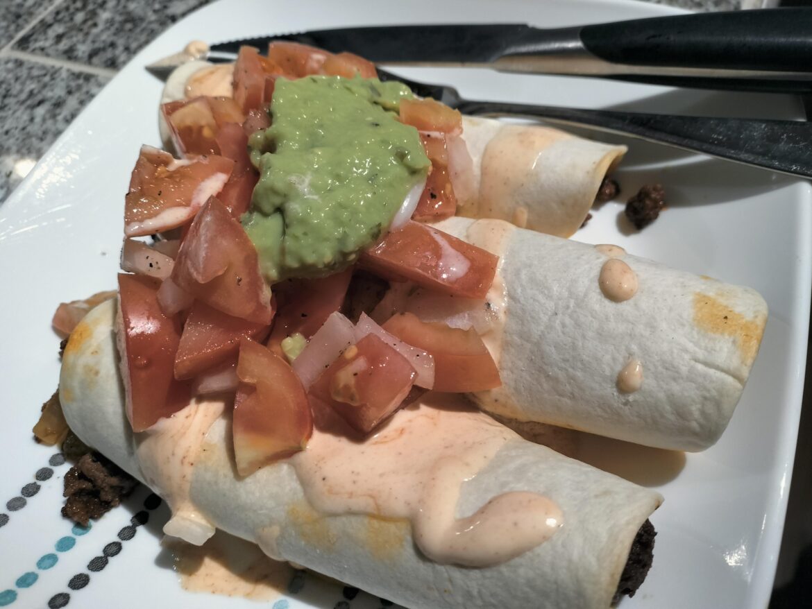 Beef flautas supreme! Probably my 20th time eating because I order it so much..