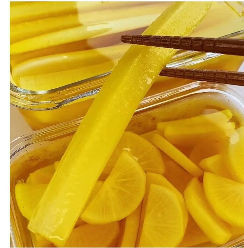 I'd like to make my own yellow pickled radish. Anyone have a nice method?