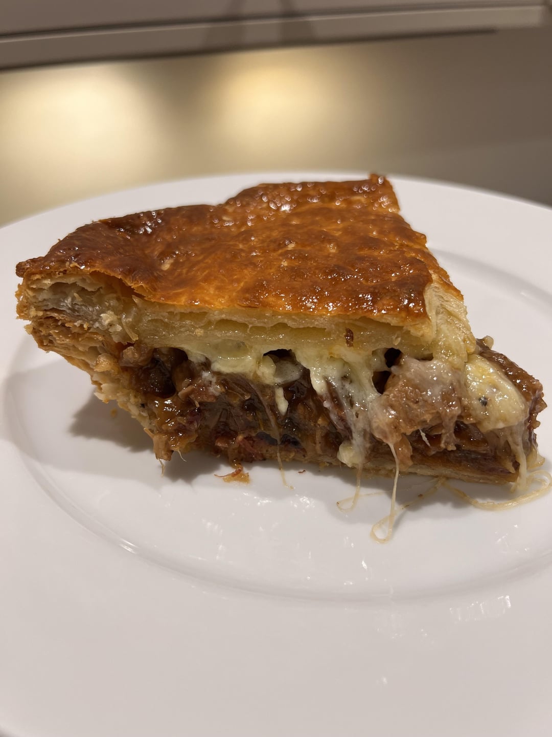 Smoked brisket and cheese pie Dining and Cooking