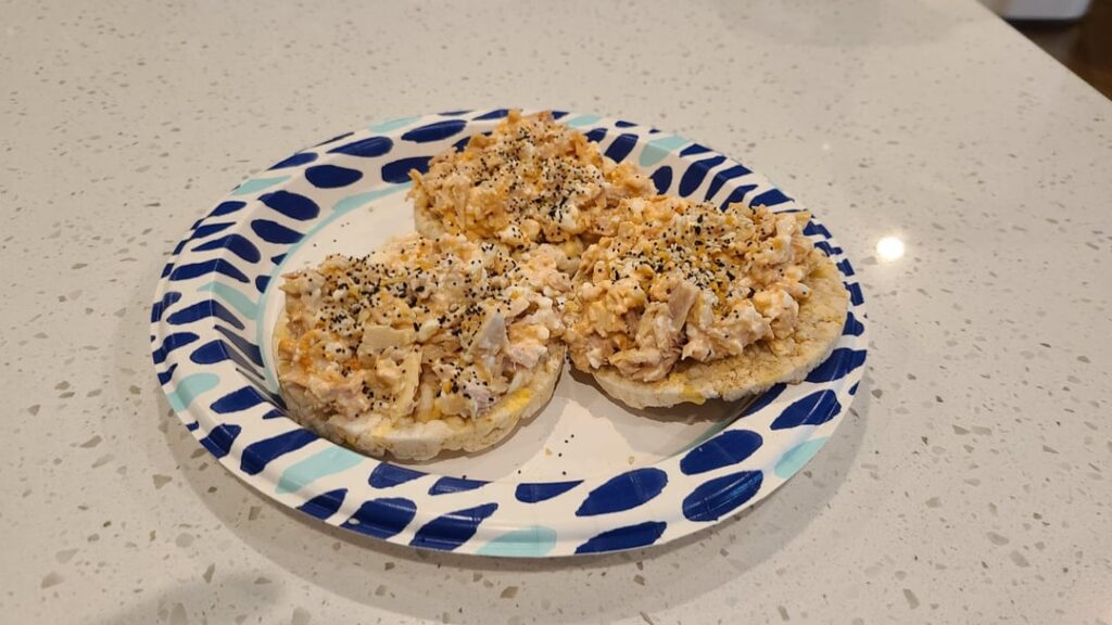 Low Effort Tuna Rice Cakes
