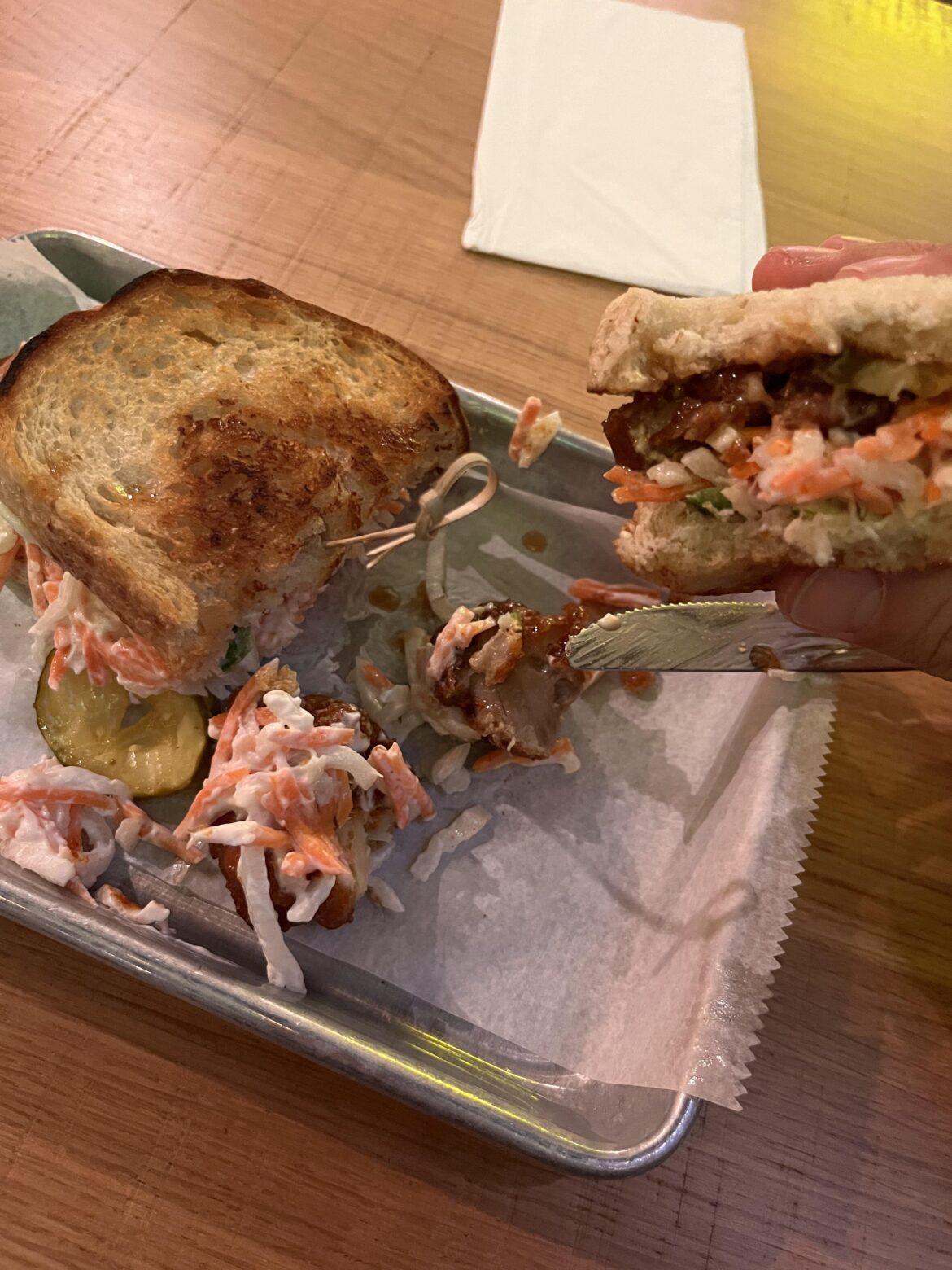 Korean Fried Chicken Sandwich on Sourdough - Lokal Venice