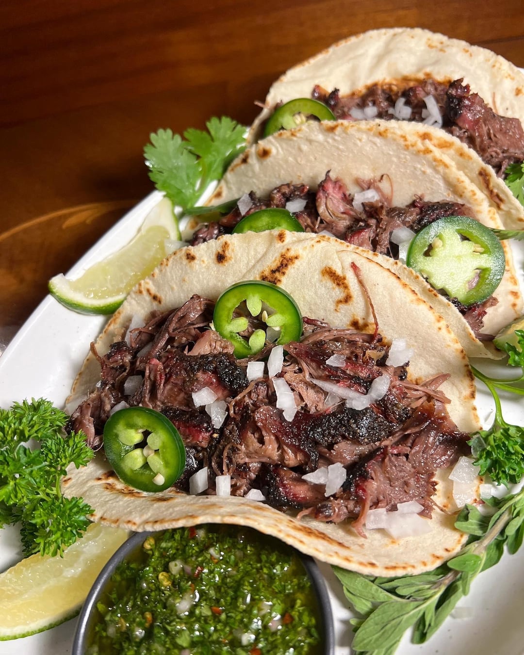 Beef “Hammer” Tacos w/ Chimichurri Dining and Cooking