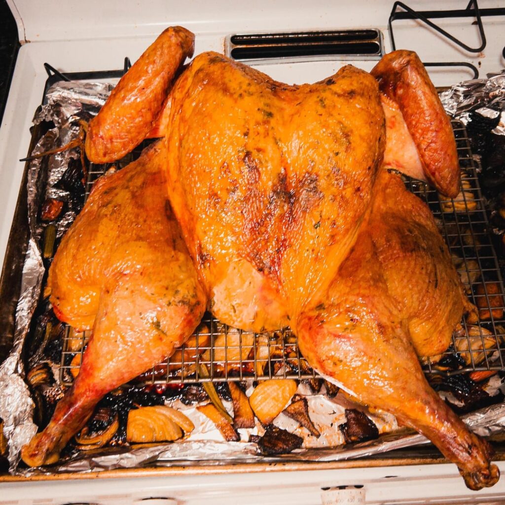 Family likes to stuff the bird, so no spatchcocking, but I can do what I want for Friendsgiving! Family likes to stuff the bird, so no spatchcocking, but I can do what I want for Friendsgiving!