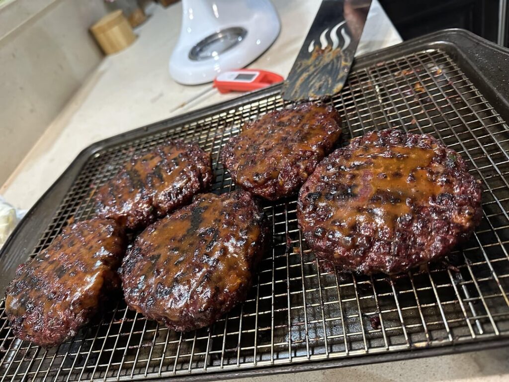 Smoked Goose Burgers