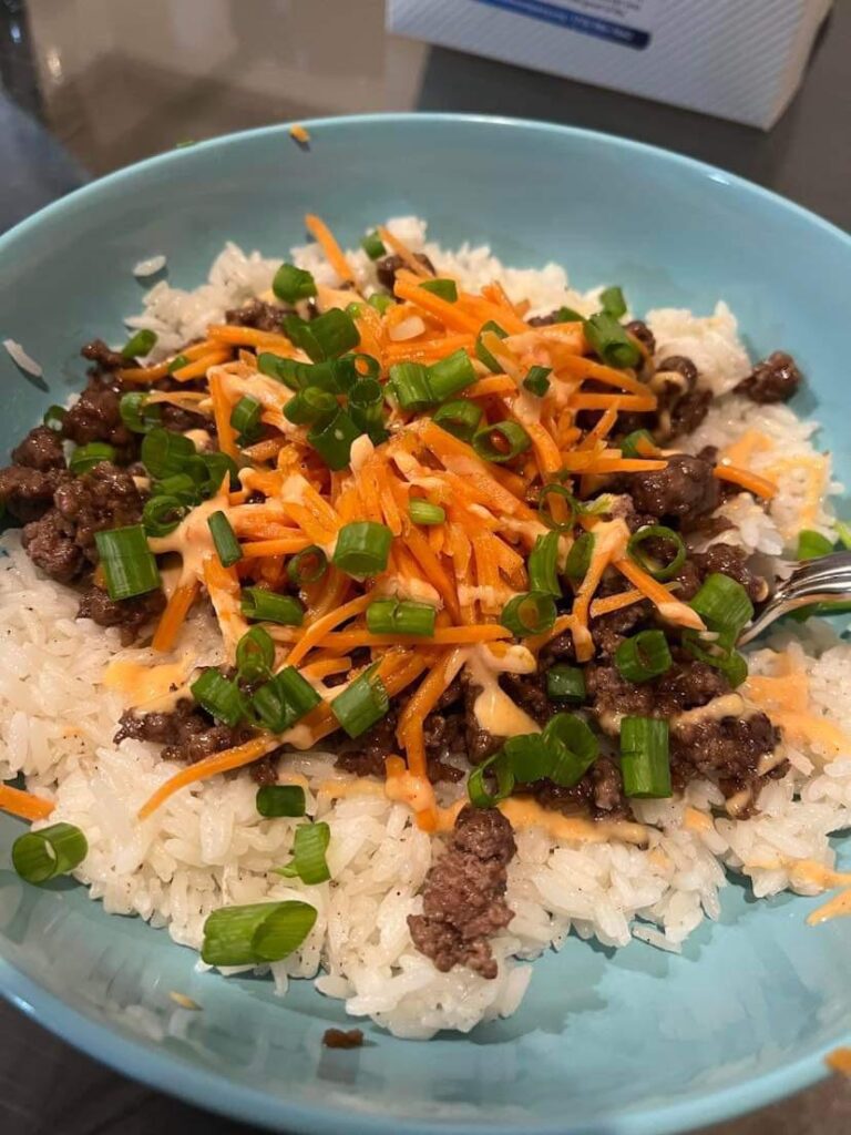Sesame Soy Beef Bowls