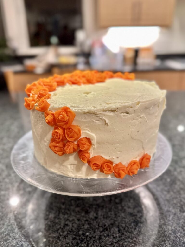 Stella’s brown butter carrot cake with cream cheese frosting Stella's brown butter carrot cake with cream cheese frosting