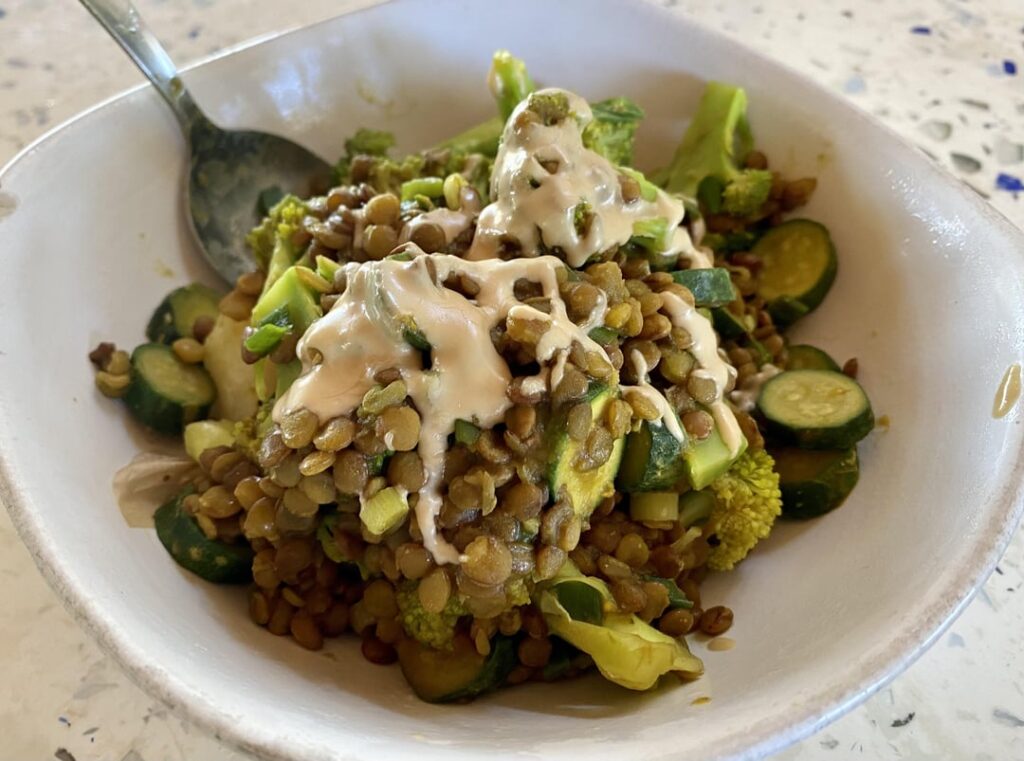 Cracked the code to a genuinely satiating lunch