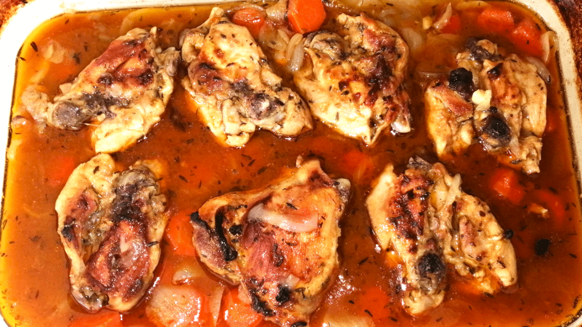 Oven Baked Chicken Thighs