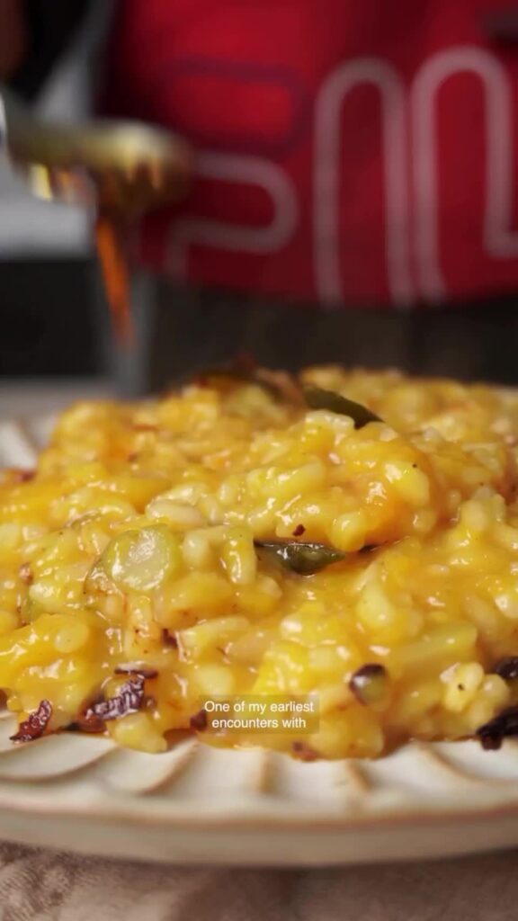 Butternut Squash Risotto – With Sage Chili Oil