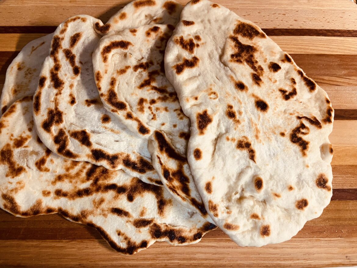 Some fresh late night naan!